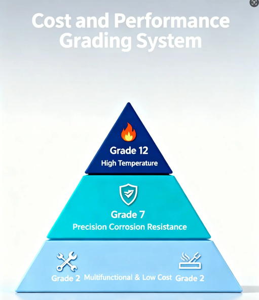 The Pyramid of Titanium Materials The Pyramid of Titanium Materials